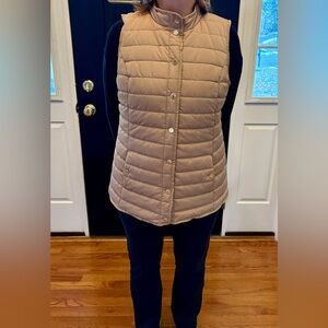 Isaac Mizrahi - Tan Vest - Medium - New without tags